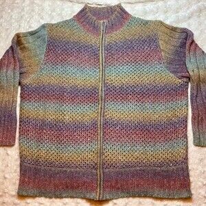 DRESSBARN Zip-up Sweater Size 18/20 (Bx 2)